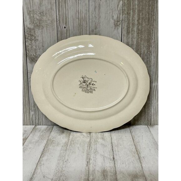 Vintage Johnson Bros Day In June Platter - Picture 2 of 3